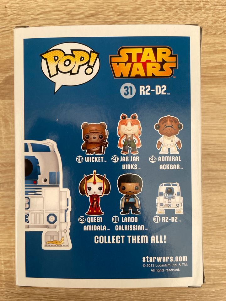 Funko Pop R2D2 Star Wars in Schmelz