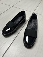 Damenschuh Lack Ruffino Loafer Schwarz Lammfutter Gr. 37 Niedersachsen - Rühen Vorschau