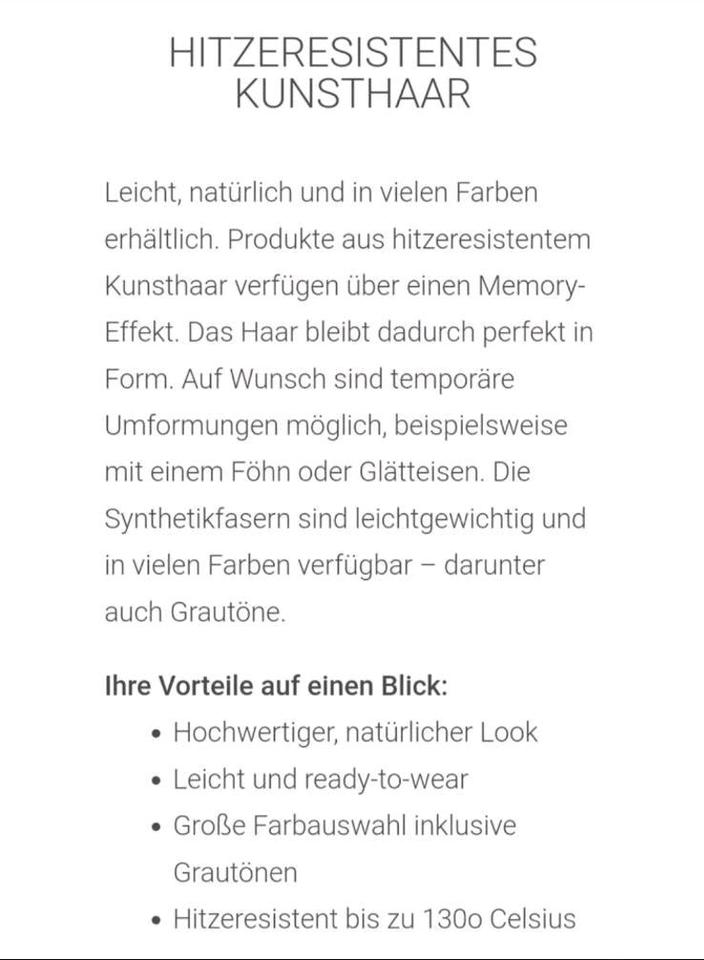 Ellen Wille Haarteil Kunsthaar Pferdeschwanz Extensions braun in Gablingen