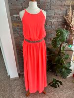 Kleid Maxikleid S/36 Neon Orange Ibiza Urlaub Festival Dress Hessen - Liederbach Vorschau