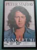 Peter Maffay 1981 Concertposter Konzertplakat Rarität Hessen - Grebenhain Vorschau