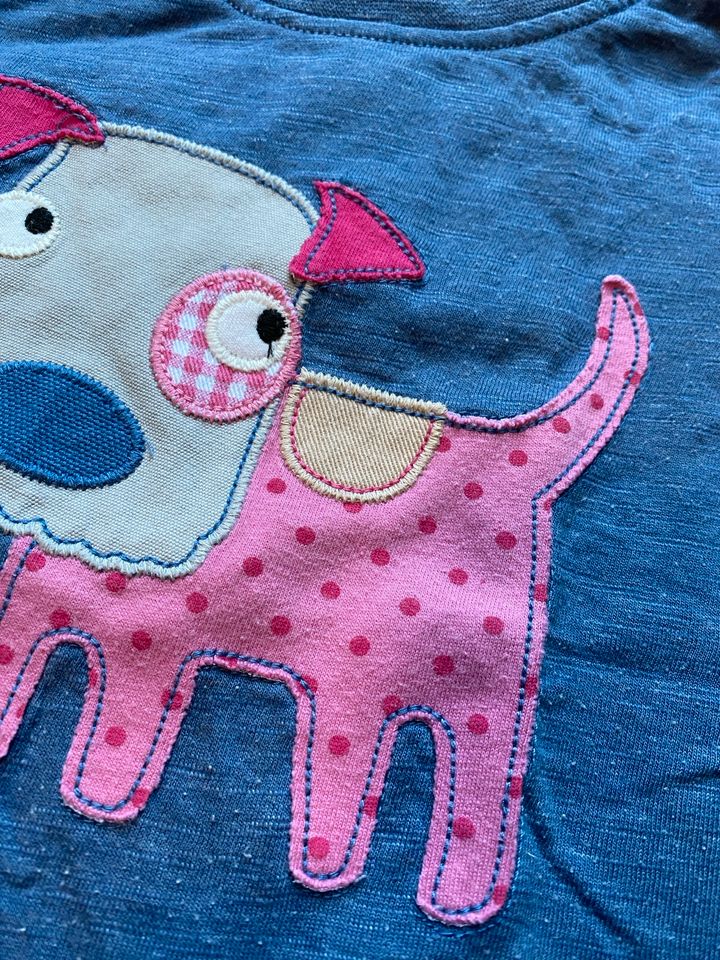 Zuckersüßes Tshirt mit rosa Hund von Next, Gr. 6-9 Monate in Düsseldorf