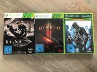 XBox 360 Spiele: HALO, Diabolo Ill und Assassions Creed Niedersachsen - Salzgitter Vorschau