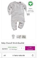 Hans Natur Strampler & Hose Bio newborn homecoming Outfit Bayern - Truchtlaching Vorschau