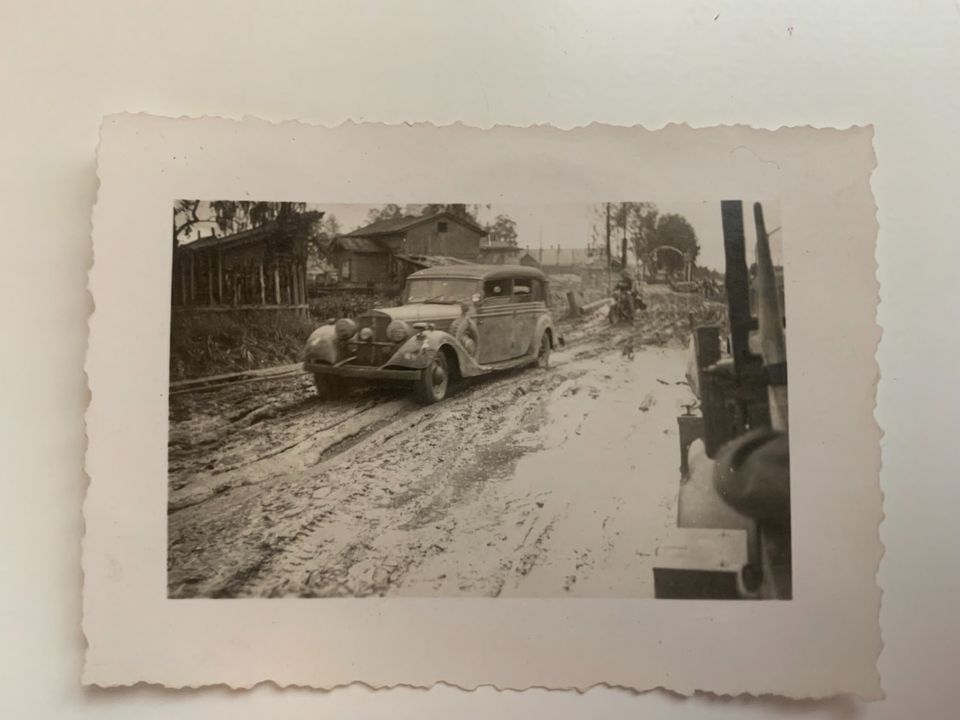 1943! Foto Fahrzeug PKW LKW Krad Ostfront 2. Weltkrieg Wehrmacht in Dürbheim