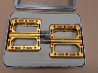 Rb Flat Pedale Titan Achse Gold 260g Flatpedal Plattformpedale MT Berlin - Mitte Vorschau