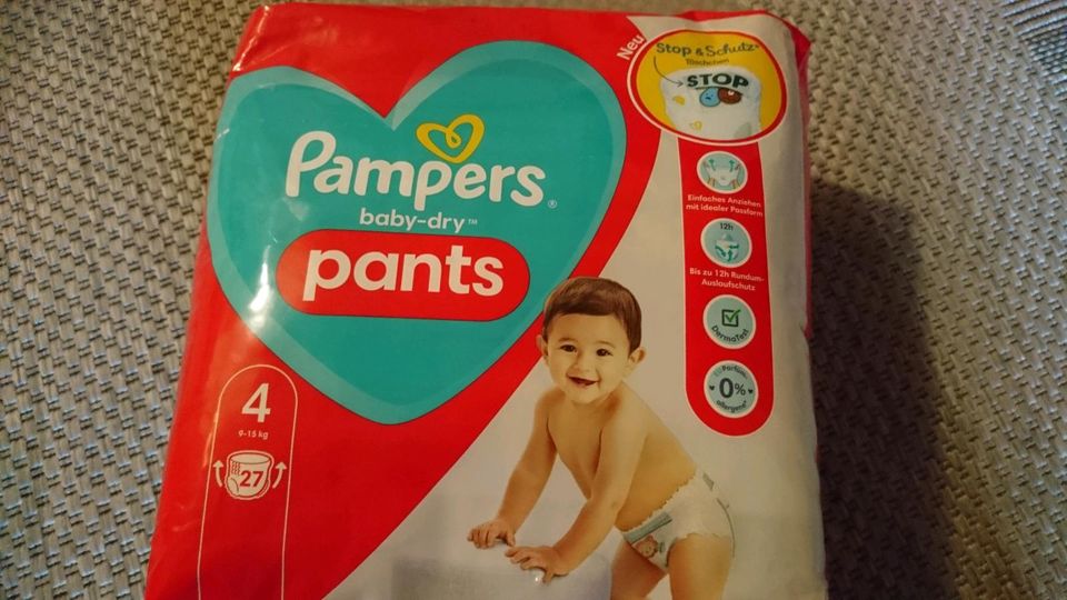 OVP Pampers PANTS 1 Pack Gr. 4 NEU Windeln Höschen in Gaildorf