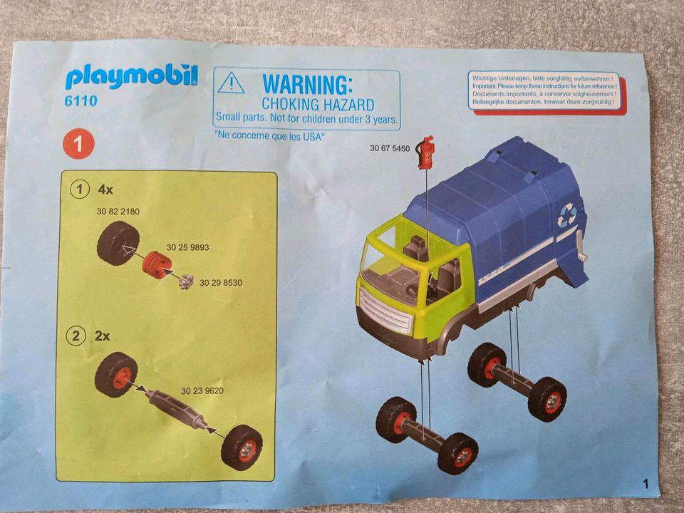 Playmobil Recycling Truck in Perleberg