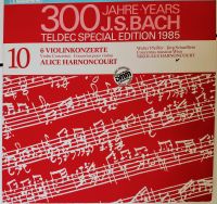 NIKOLAUS HARNONCOURT J. S. BACH  Violinkonzerte auf 2 LP (TELDEC) Bergedorf - Spadenland Vorschau