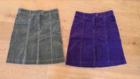 2 Cord Röcke H&M Gr. 36 Knielang Khaki und Violett Hessen - Niddatal Vorschau