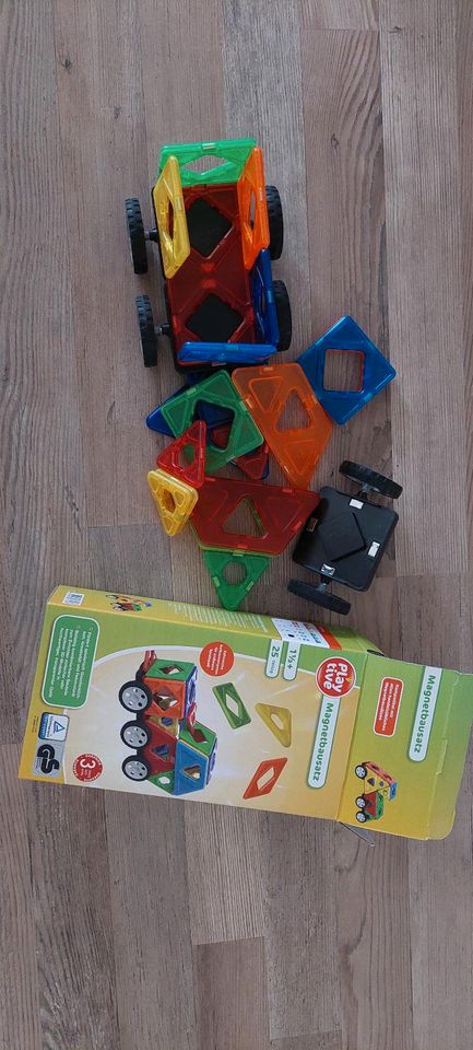 Spielzeuge Magnetischer Konstruktor, Auto, Bagger, Schleichpferd in Lüneburg