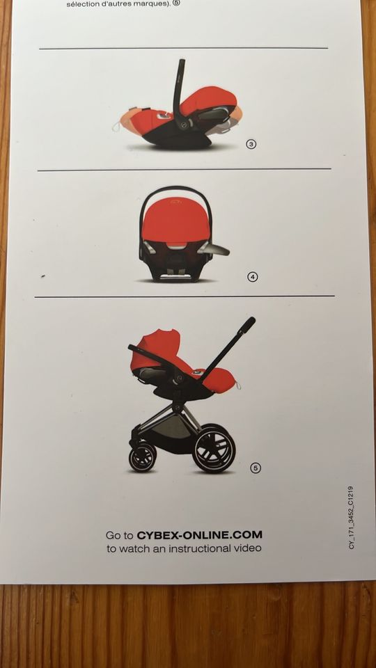 1x Babyschale Cybex Platinum / Autositz in Strausberg