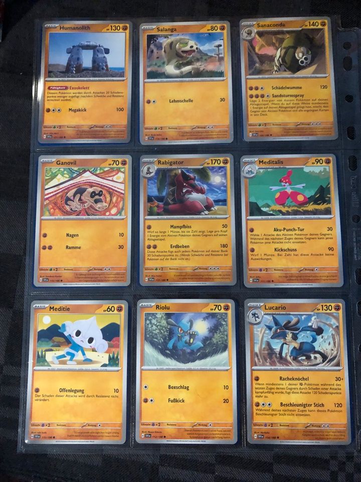 Pokemon Karten Sammlung Karmesin & Purpur 2023 ohne doppelte NM in Dortmund