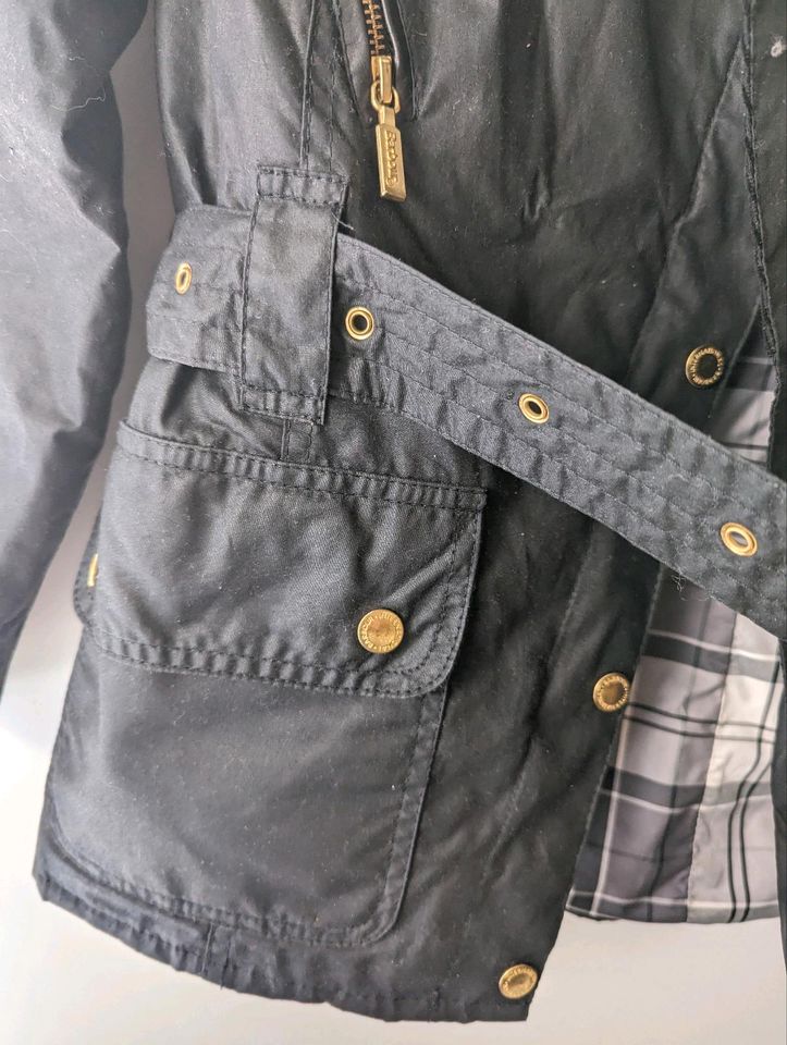 #Barbour International April Waxed Jacket in schwarz Gr.38/M in Pinneberg