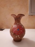 Vase Töpferei Ton Keramik Terrakotta mit Blumenmotiv Baden-Württemberg - Weikersheim Vorschau