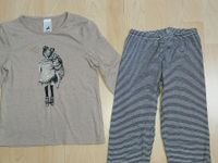 Mädchen Schlafanzug Gr. 122 128 Pyjama Petit Bateau Hose Hase Nordrhein-Westfalen - Hamm Vorschau