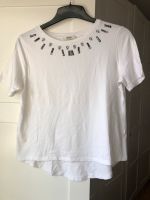 Tshirt top Oberteil weiß Silber Strass strasssteine Sommer s neu Hannover - Vahrenwald-List Vorschau