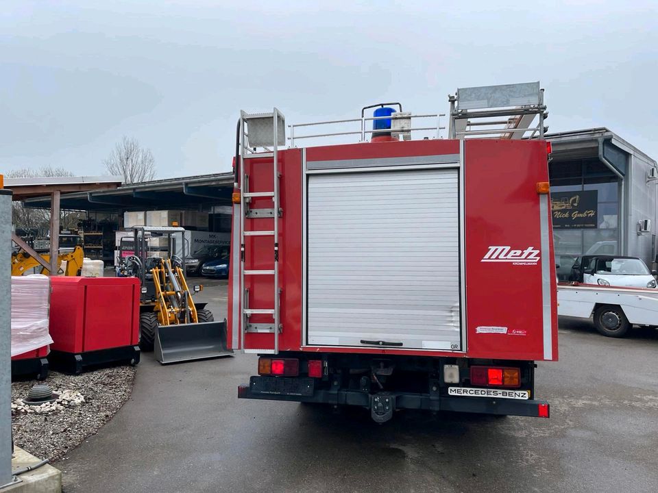 Mercedes-Benz 814 F mit Feuerwehraufbau (LF8) in Westerheim