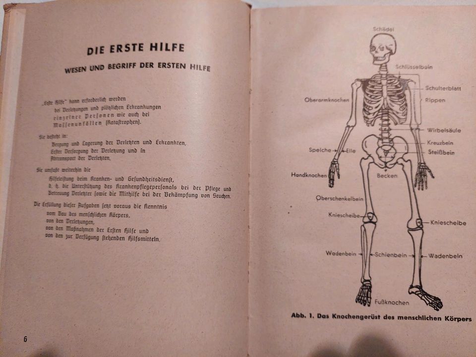 Amtliches Unterrichtsbuch ü. Erste Hilfe in Rangendingen