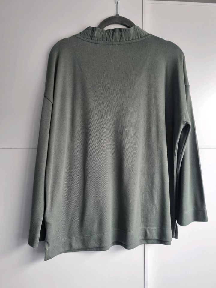 Tom Tailor 3/4 Arm Pullover L khaki grün in Espelkamp