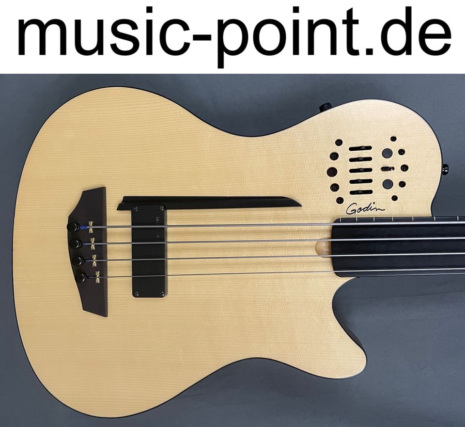 GODIN A4 ULTRA FRETLESS SEMIAKUSTIK GEBRAUCHT, SEHR GUTER ZUSTAND in Duisburg