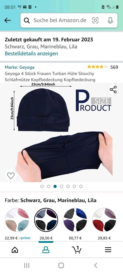 4 Kopftücher neu Original eingepackt in Hollingstedt b Delve Holst