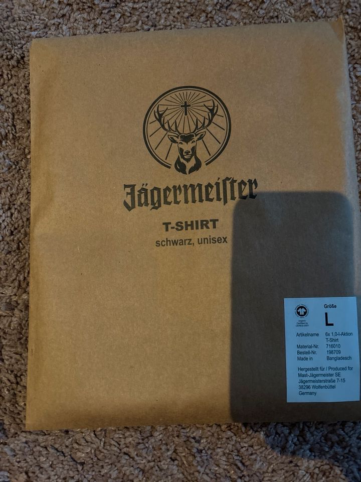 Jägermeister T-Shirt Gr. L / Werbeshirt in Leverkusen