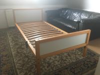 Flötotto Bett weiß mit Buchenprofilen 90x 200 cm, Lattenrost Bayern - Cadolzburg Vorschau