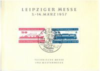 Ersttagsbriefe DDR Leipziger Messe / Frühjahr 1957 und 1958 Schleswig-Holstein - Lübeck Vorschau