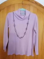 Moderner neuwertiger Pullover m. passender Kette lila C&A Gr. M Thüringen - Sonneberg Vorschau