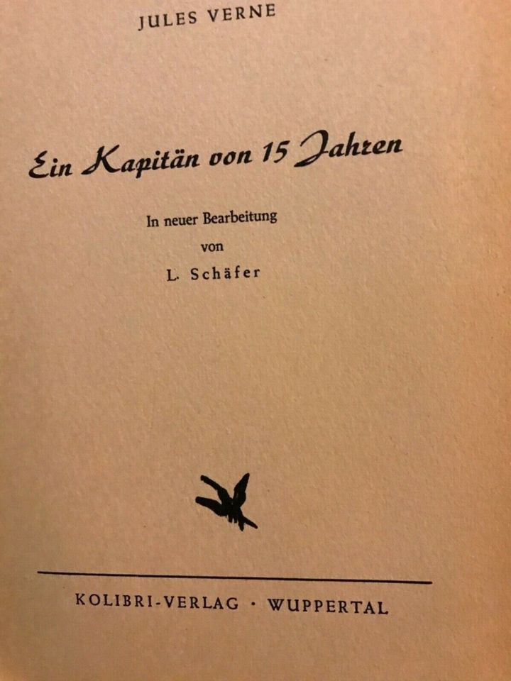 Buch: Ein Kapitän von 15 Jahren (Jules Verne), antikes Jugendbuch in Frankfurt am Main