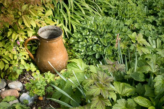 Krug Messing Garten Regenspeicher Blumenvase Topf Schirmständer in Hilzingen