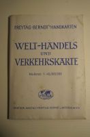 historische Weltkarte Freytag-Berndt´s Handkarten Handel Verkehr Nordrhein-Westfalen - Kranenburg Vorschau
