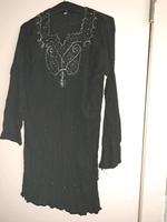 Neues Kleid mit Stickerei aus Indien, Tunika,Longbluse in Schwarz Hamburg-Mitte - Hamburg Billstedt   Vorschau