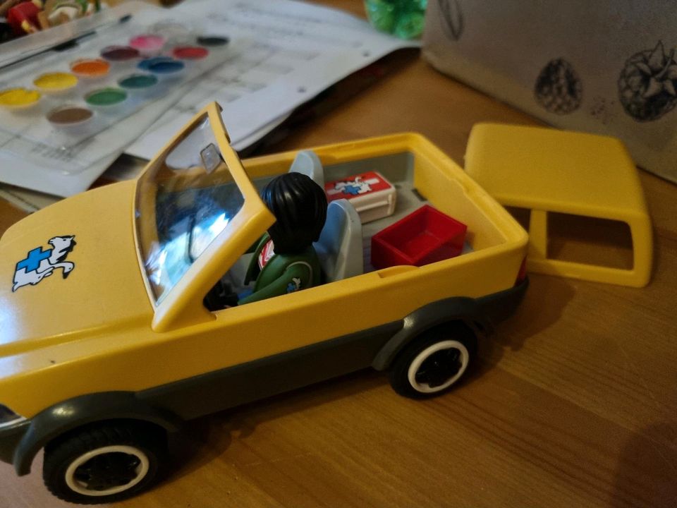 Playmobil 5532 Tierärztin mit Auto Weihnachten Advent in Altenberg Sachs