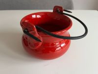 Blumentopf Topf Vintage rot Keramik Fat Lava rot Berlin - Zehlendorf Vorschau