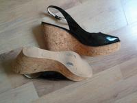 Schwarze Pumps hoher Absatz Kork Hessen - Nentershausen Vorschau