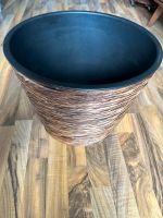 Großer 40cm Übertopf Blumentopf Rattan braun Pankow - Prenzlauer Berg Vorschau