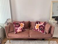 Westwing 2er Couch Sofa altrosa samt München - Maxvorstadt Vorschau