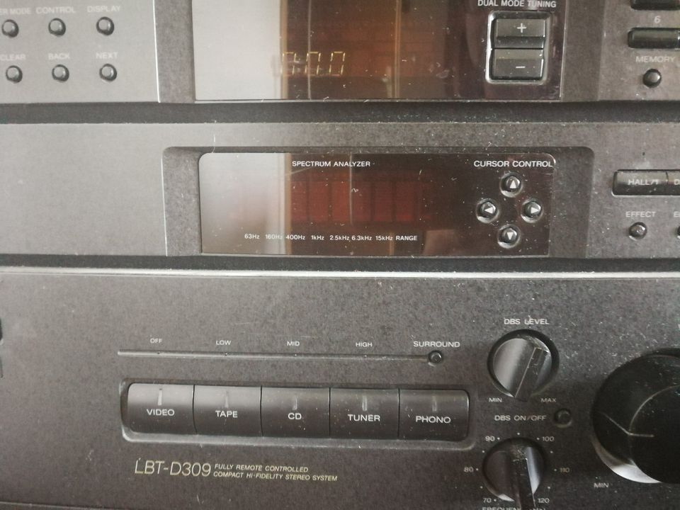 Sony LBT-D309 HiFi Anlage 1994 CD Kassetten Plattenspieler Tuner in Leipzig