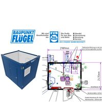 Barrierefrei - 10" und 20" Sanitärcontainer mieten Handicap WC Mecklenburg-Vorpommern - Wismar Vorschau