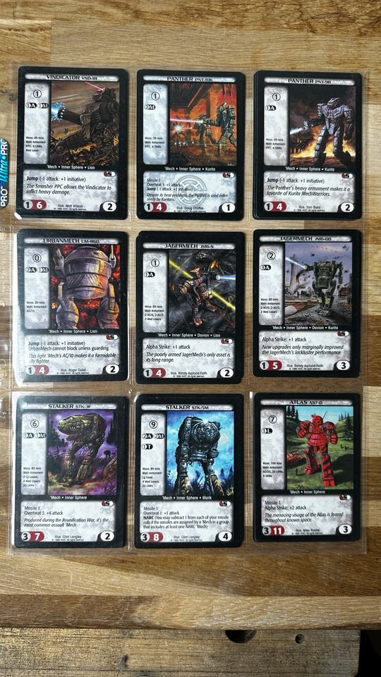 Sammlung von 250 Karten Battletech TCG / CCG Trading card game in Esslingen