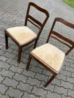 Stühle Stuhl Vintage alt massiv Holz Niedersachsen - Oldendorf (Landkreis Stade) Vorschau