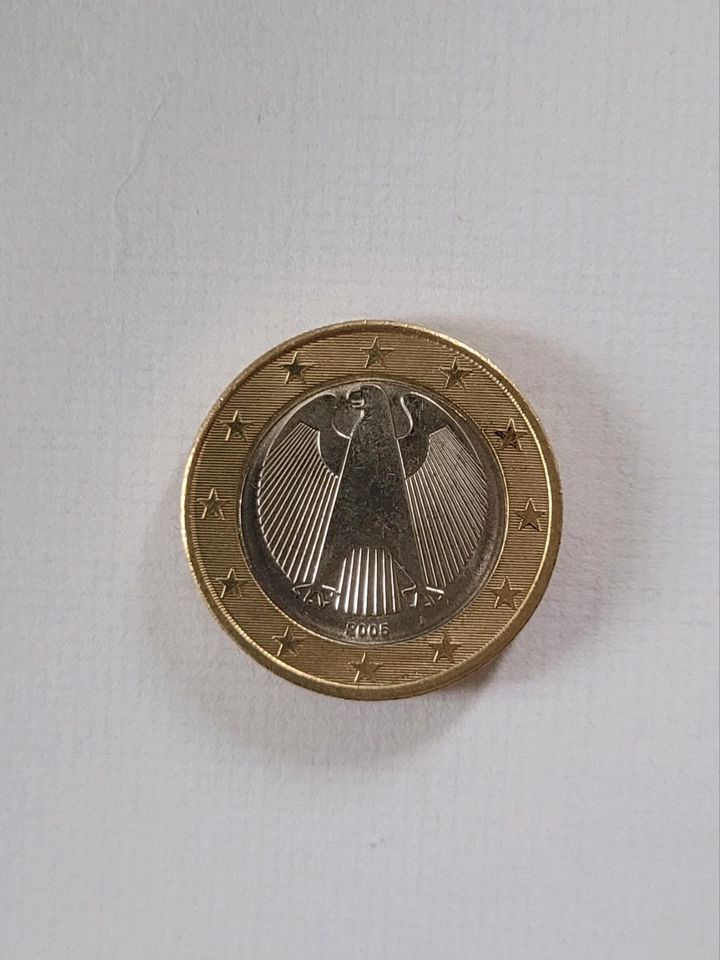 1 Euro Münze Deutschland Fehlprägung in Mittelbach