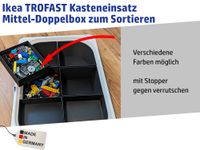 Ikea TROFAST Kasteneinsatz | Mittel-Doppelbox zum Sortieren Nordfriesland - Haselund Vorschau