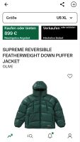 Supreme Reversible Featherweight Down Puffer Jacket Olive XL Nordrhein-Westfalen - Recklinghausen Vorschau