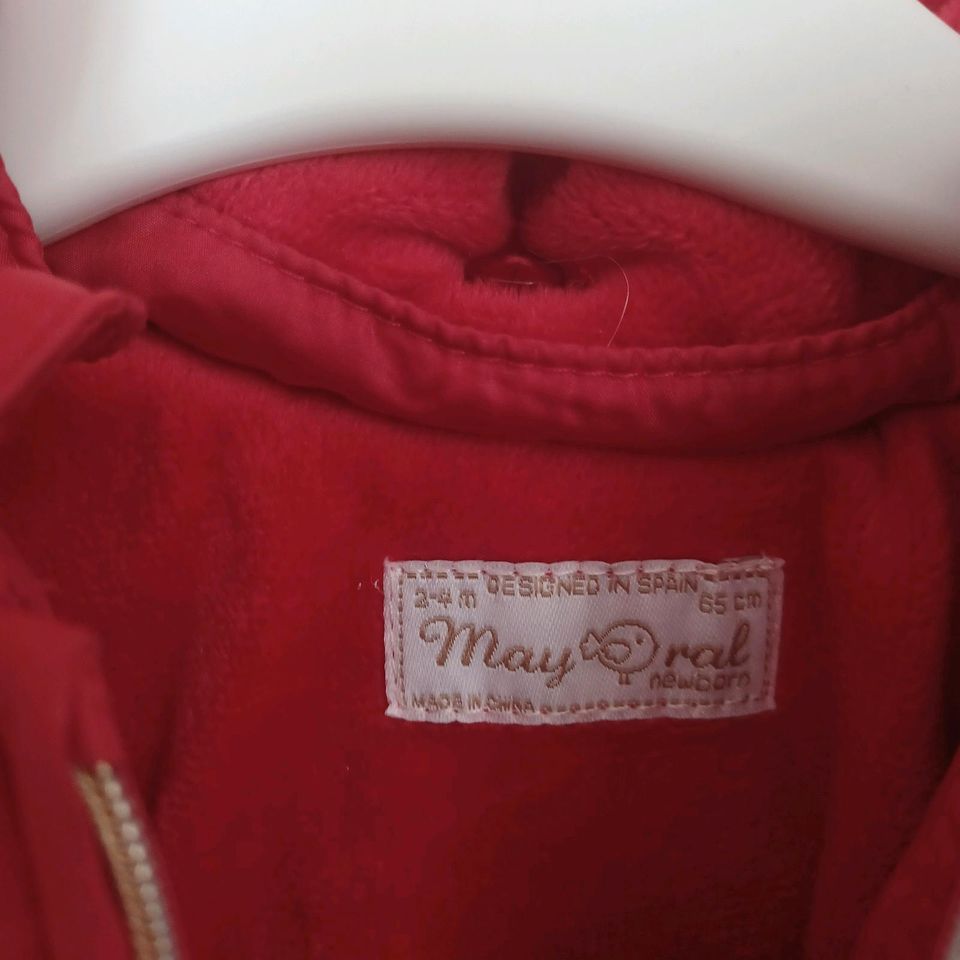 MAYORAL Winterjacke rot Gr.62 in Wallersdorf