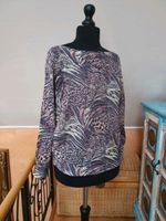 beige-schwarzer Strick-Pullover mit Animalprint von Made in Italy Mecklenburg-Vorpommern - Neubrandenburg Vorschau