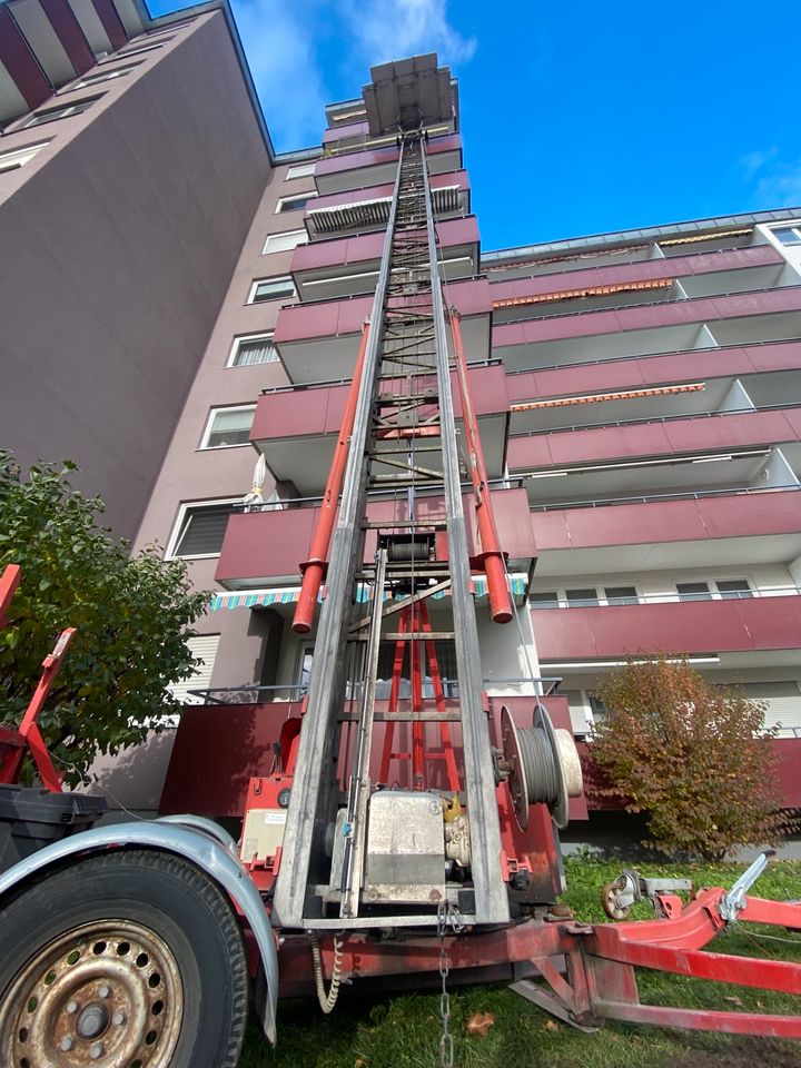 Möbelaufzug Schrägaufzug Möbellift Aussenlift in Stuttgart