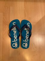 Benetton Flip-Flops blau/grün Größe 36/37 Baden-Württemberg - Walldorf Vorschau